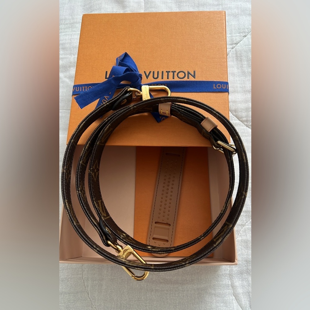 Louis Vuitton Brown Leather Strap